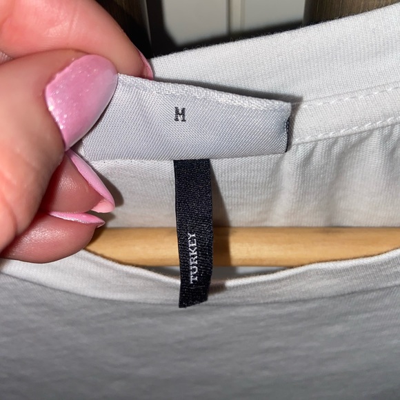 White top with black ties, women’s size S - Picture 7 of 8